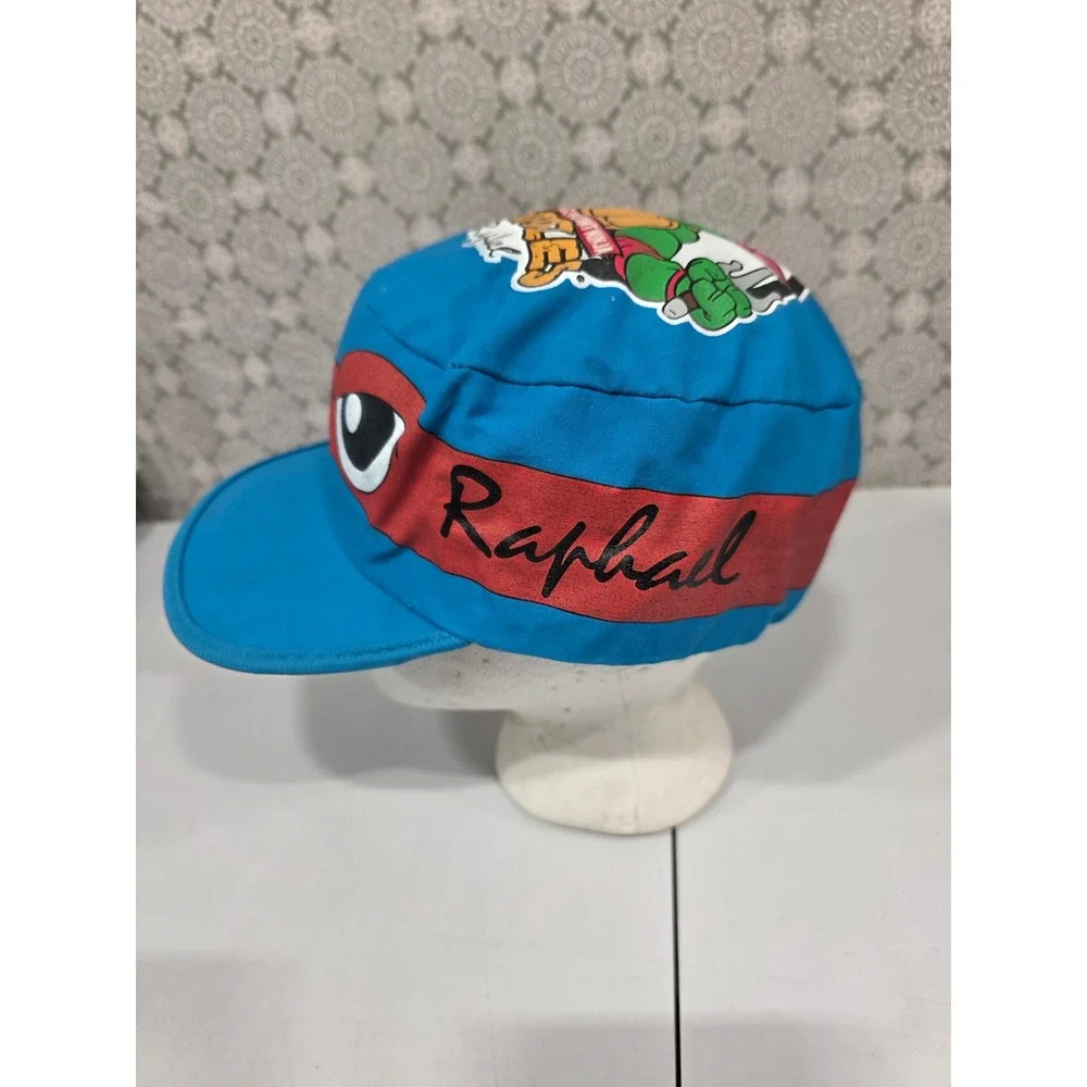 Kids Teenage Mutant Ninja Turtles Raphael Blue Baseball Cap One Size‎ 1990 READ